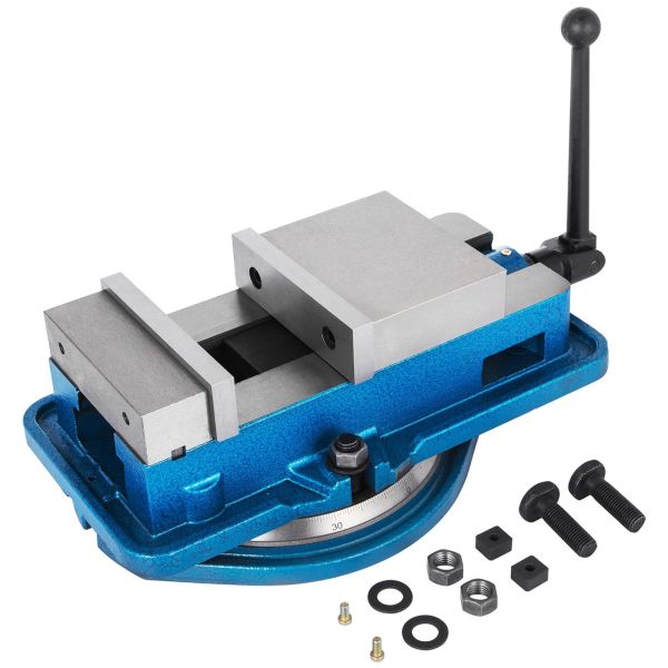 Тиски станочные поворотные жестко фиксирующие QM16160L